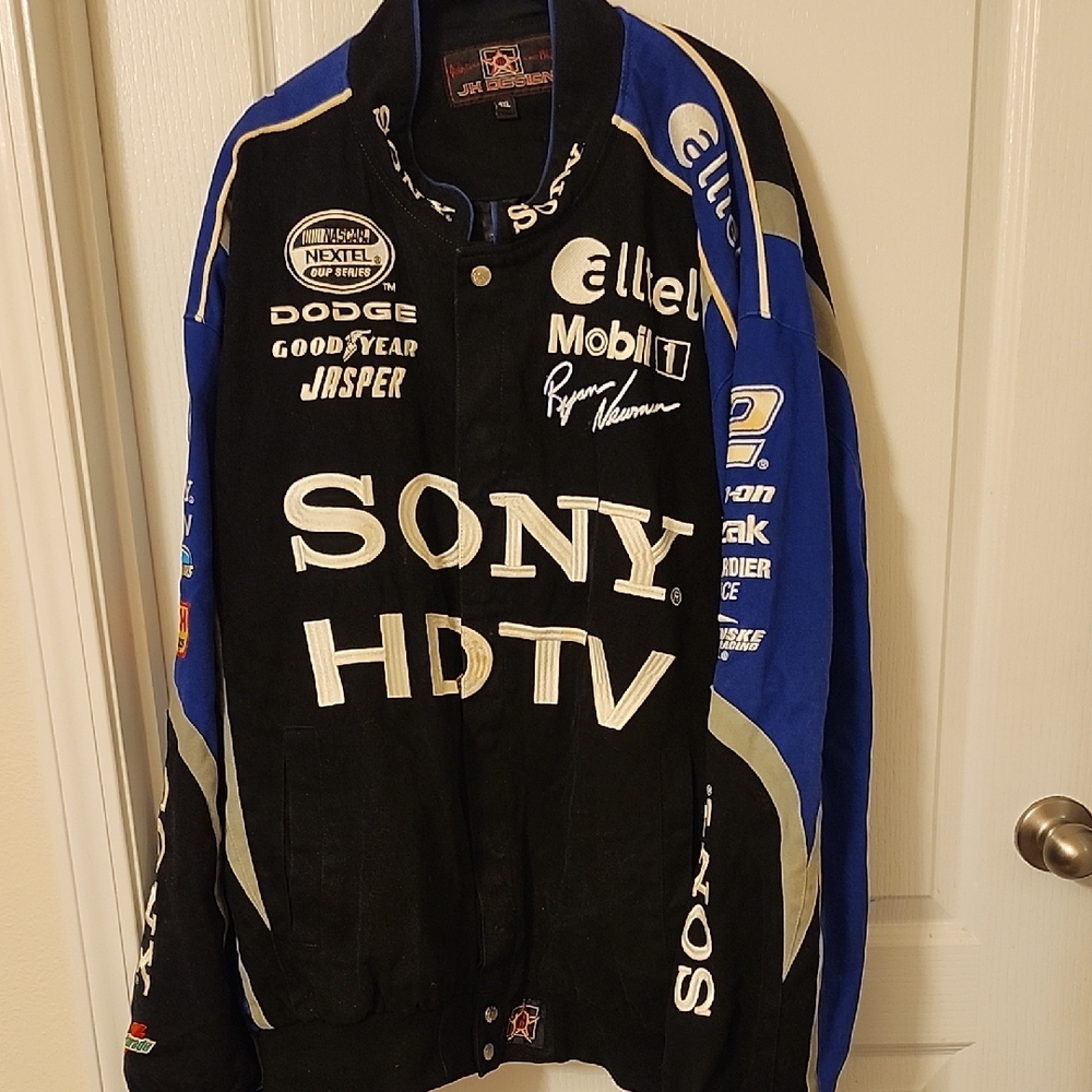 Sony Black and Blue Racing Jacket